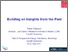 [thumbnail of Building on insights from the past]