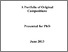 [thumbnail of Commentary on portfolio of original compositions]